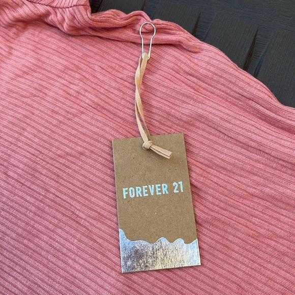 Forever 21 - Pink Ribbed Bodysuit Size Large - Picture 11 of 13
